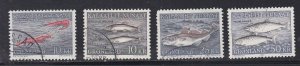 Greenland # 136,  139-141, Marine Life - Fish, Used, 1/3 Cat.