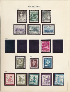 Netherlands 1939/50 M&U on Pages(Apx 150 Items)Art Child Welfare (uk3320