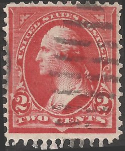 # 279bd Used Orange Red George Washington