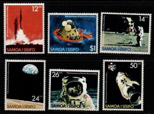 SAMOA SG544/9 1979 MOON LANDING  MNH