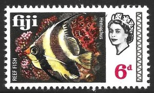Fiji Scott 245 MNH 4d Reef Butterfly Fish issue of 1968