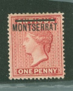 Montserrat #6 Unused Single