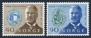 Norway 535-536,MNH.Michel 585-586. Johan Hjort,zoologist,oceanographer.1969.