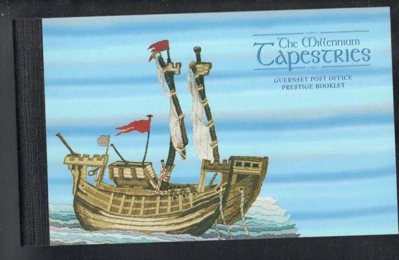 Guernsey Sc 615-24 1998 Millennium Tapestries stamp Prestige booklet mint NH