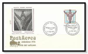 Vatican City #C59 Airmail Rodia FDC