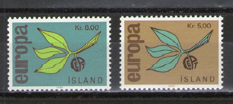 Iceland 375-376 MNH