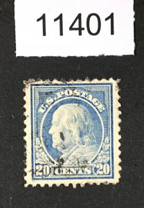 MOMEN: US STAMPS # 515 VF+ USED LOT #11401