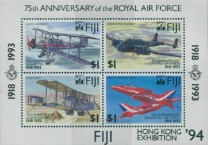 Fiji 1994 SG888 Royal Air Force Hong Kong Exhibition MS MNH