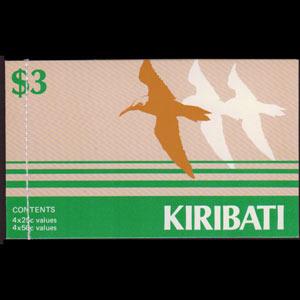 KIRIBATI 1986 - Scott# 396 Booklet-Birds NH