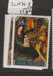 COOK ISLANDS SC474-478            MOG     P0930A H