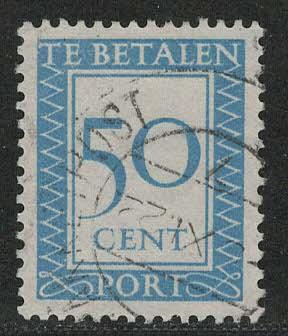 Netherlands Scott # J100, used