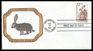 #2305 Black-tailed Jack Rabbit LMG FDC