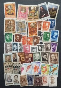 RUSSIA USSR CCCP Used CTO Stamp Lot Collection T5765
