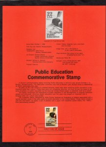 SP705 Public Education, FDC (#2159)