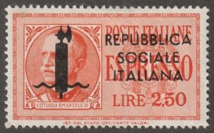 Italy, Stamp, Scott#E2,  mint, hinged,  Special Delivery, I.S.R., 2.50L