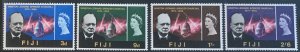 FIJI 1966 CHURCHILL SET SG345/348 UNMOUNTED MINT