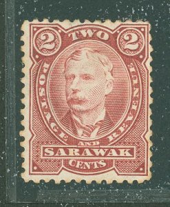 Sarawak #28 Unused Single