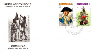 Dominica, Americana, Worldwide First Day Cover