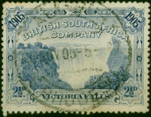 Rhodesia 1905 2 1/2d Deep Blue SG95 Fine Used 