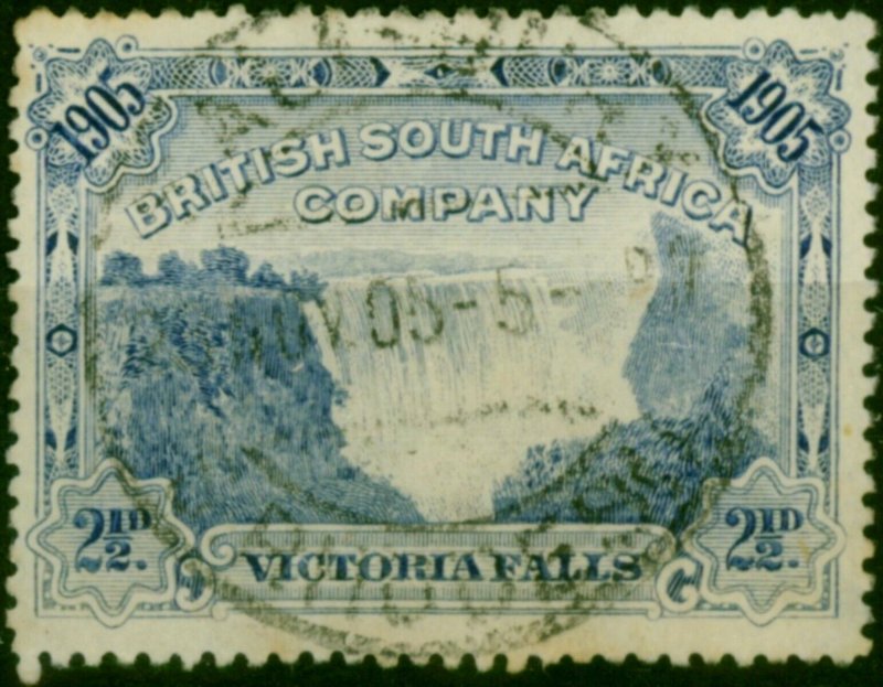 Rhodesia 1905 2 1/2d Deep Blue SG95 Fine Used 