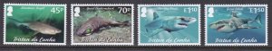 Tristan da Cunha, Fauna, Fishes, Sharks MNH / 2021