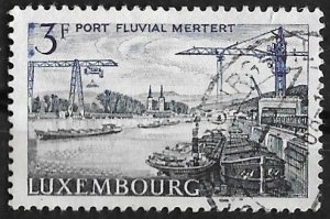 Luxembourg # 459  River Port Mertert (1)  VF Used