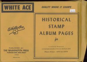 WHITE ACE Historical Album Pages US Commemorative Singles Part Four 1971-1979