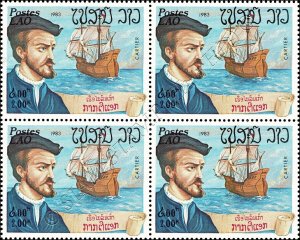 Seafarers -BLOCK OF 4- (MNH)