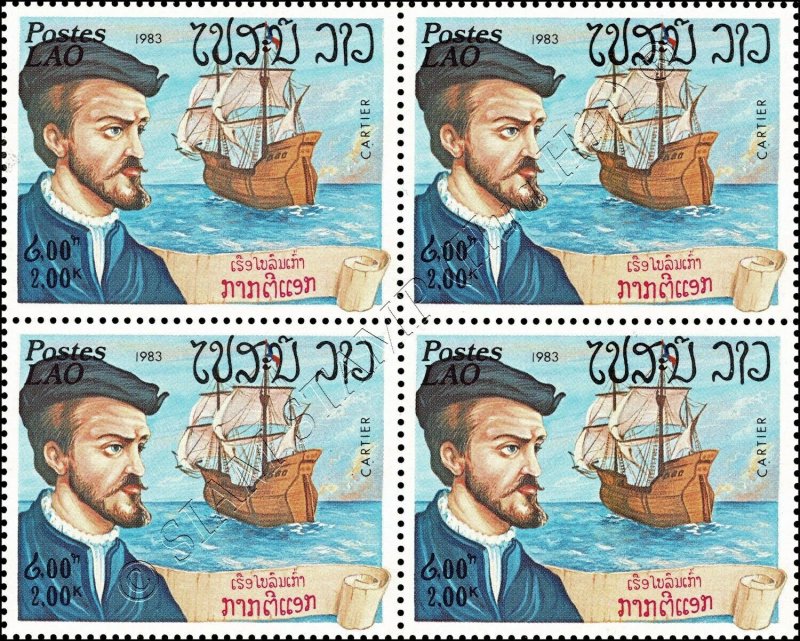 Seafarers -BLOCK OF 4- (MNH)