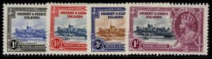 GILBERT AND ELLICE ISLANDS GV SG36-39, 1935 SILVER JUBILEE set, M MINT. Cat £35.