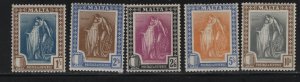 MALTA   109-113  MINT HINGED