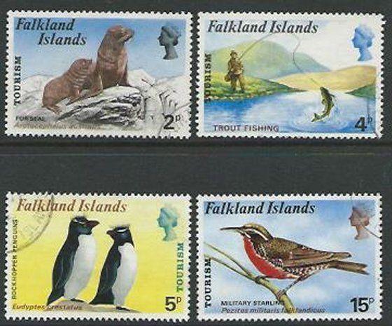 FALKLAND IS 1974 Birds set fine used.......................................52174