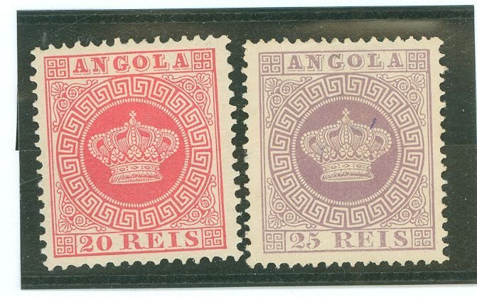 Angola #11/12a Unused Single