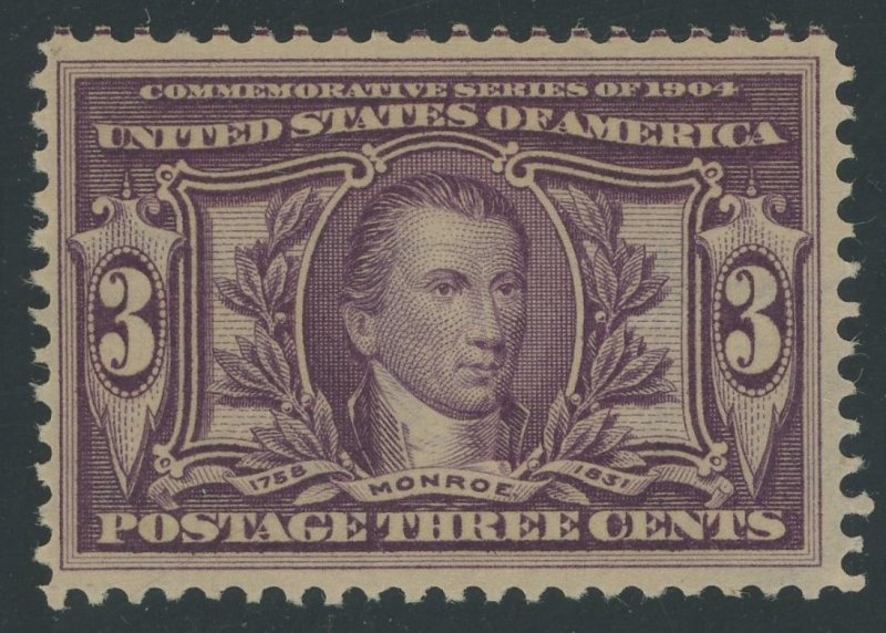 USA 325 - 3 cent Louisiana Purchase - F/VF Mint OG never hinged