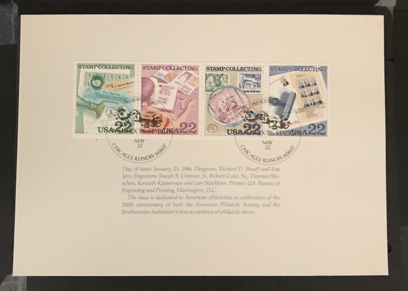 Worldwide Collection Lot-1986 Ameripex FDC, 3 SC's, 4 Pics, See Description