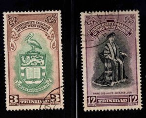 Trinidad  & Tobago Scott 70-71 Used set, typical cancels