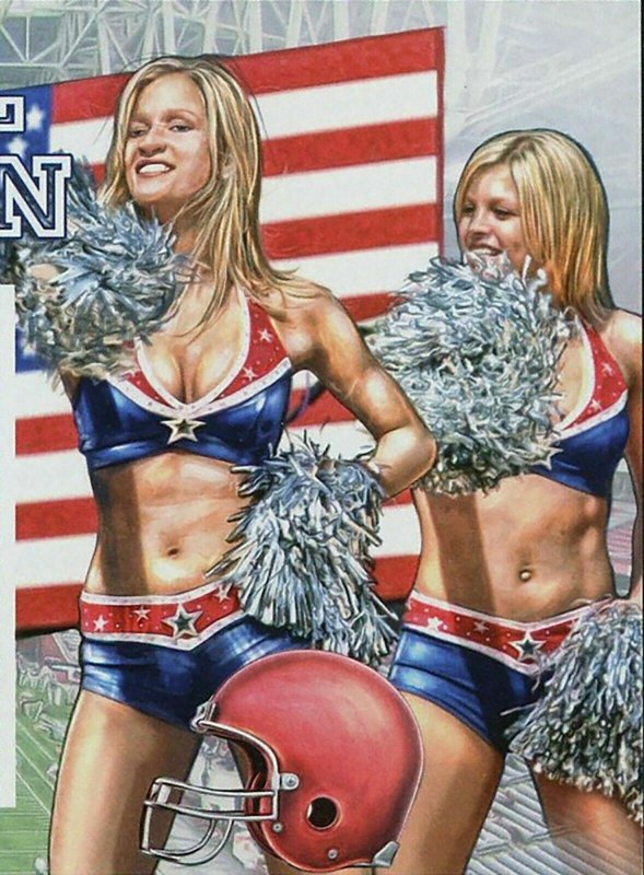 American Football Stamp Sport Cheerleader Field Souvenir Sheet MNH #4361-4363 