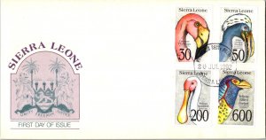 Sierra Leone Scott 1500,1501,1504,1507 Unaddressed.