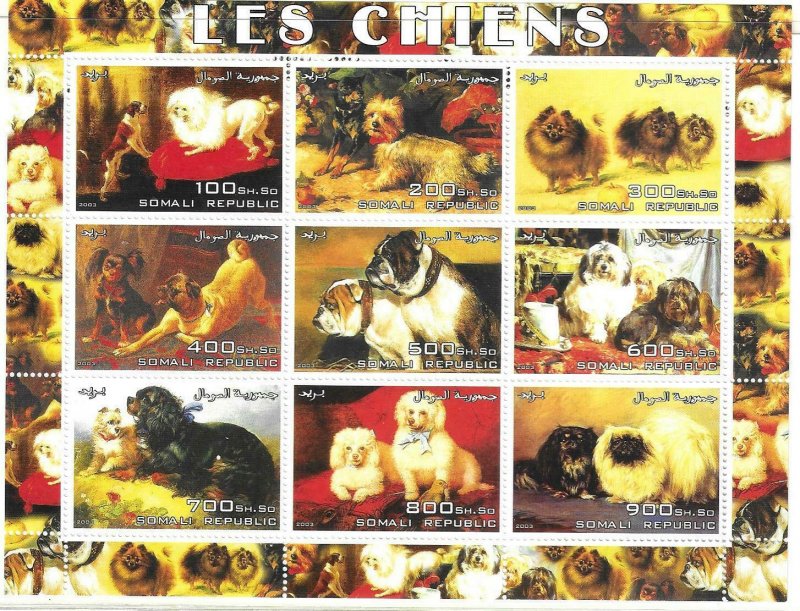 2003    SOMALIA  -  DOGS    -  MNH