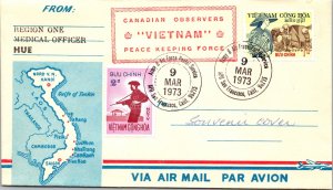 1973 VIETNAM CANADIAN PEACE KEEPING FORCE ( Postal History ), 1973