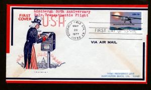 U.S. 1977 # 1710 FDC Lindbergh!