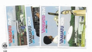 Vanuatu #360-363 MH - Stamp - CAT VALUE $2.50