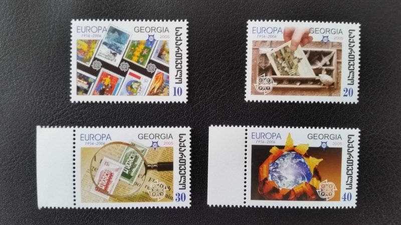 50th anniversary of EUROPA stamps - Georgia - 4x Bl + 2x set ** MNH