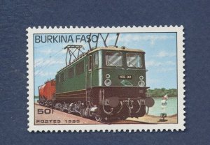 BURKINA FASO - Scott 733  - MNH -  Petroleum , oil tanker, Train - 1985 --b
