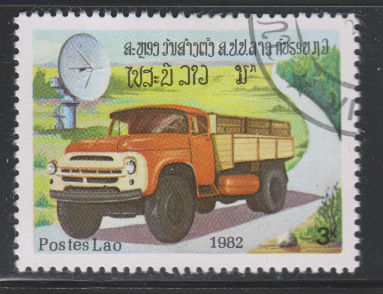 Laos 422 Truck, Microwave Dish 1982