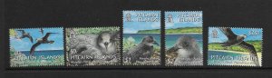 BIRDS - PITCAIRN ISLANDS #604-8  MURPHY'S PETREL  MNH