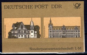German DDR Scott # 2447 (10), mint nh, cpl booklet, Mi # SMHD 21a
