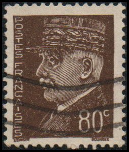 France 435 - Used - 80c Marshal Petain (1941)