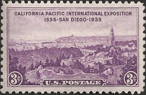# 773 MINT NEVER HINGED CALIFORNIA PACIFIC EXPOSITION