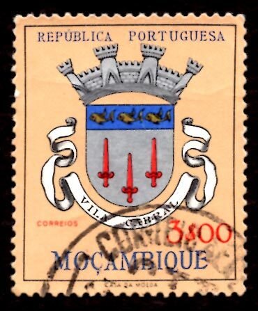 Mozambique 1961 Vila Cabral, Coat of Arms 3e Scott.416 Used (#9)